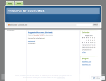 Tablet Screenshot of ntueconomics.wordpress.com