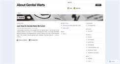Desktop Screenshot of aboutgenitalwarts.wordpress.com