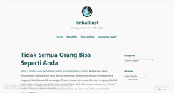 Desktop Screenshot of imballinst.wordpress.com
