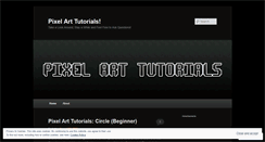 Desktop Screenshot of pixeltuts.wordpress.com