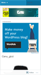 Mobile Screenshot of cenu.wordpress.com