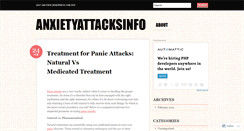 Desktop Screenshot of anxietyattacksinfo.wordpress.com