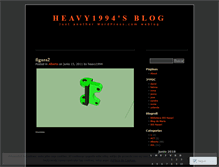 Tablet Screenshot of heavy1994.wordpress.com