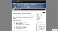 Desktop Screenshot of cursosccc.wordpress.com