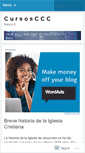 Mobile Screenshot of cursosccc.wordpress.com