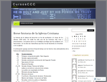 Tablet Screenshot of cursosccc.wordpress.com