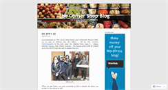 Desktop Screenshot of cornershop2009.wordpress.com