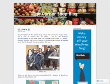 Tablet Screenshot of cornershop2009.wordpress.com