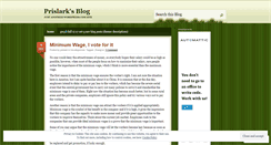 Desktop Screenshot of prislark.wordpress.com