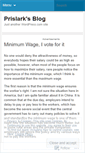 Mobile Screenshot of prislark.wordpress.com