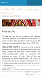 Mobile Screenshot of foradejoc.wordpress.com