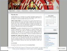 Tablet Screenshot of foradejoc.wordpress.com