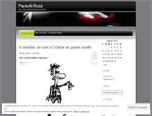 Tablet Screenshot of pantofiirosii.wordpress.com