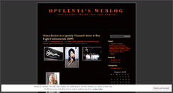 Desktop Screenshot of opulent1.wordpress.com