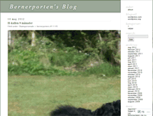 Tablet Screenshot of bernerportens.wordpress.com