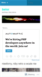 Mobile Screenshot of belorek.wordpress.com