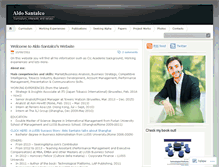 Tablet Screenshot of aldosantalco.wordpress.com