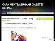 Tablet Screenshot of caramenyembuhkandiabeteskering.wordpress.com