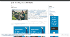 Desktop Screenshot of jordirosell.wordpress.com