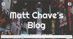 Desktop Screenshot of mattchave.wordpress.com