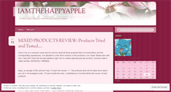 Desktop Screenshot of iamthehappyapple.wordpress.com