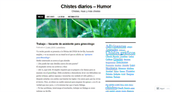 Desktop Screenshot of chistedeldia.wordpress.com