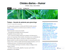 Tablet Screenshot of chistedeldia.wordpress.com