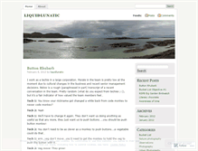 Tablet Screenshot of liquidlunatic.wordpress.com
