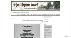 Desktop Screenshot of claptonpanel.wordpress.com