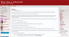 Desktop Screenshot of missbig.wordpress.com