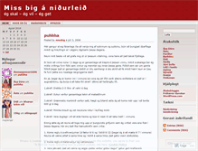 Tablet Screenshot of missbig.wordpress.com