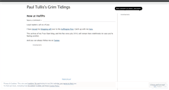 Desktop Screenshot of grimtidings.wordpress.com