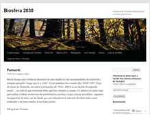 Tablet Screenshot of biosfera2030.wordpress.com