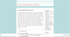 Desktop Screenshot of kstensliestudent.wordpress.com