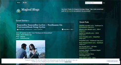 Desktop Screenshot of magicalblogs.wordpress.com