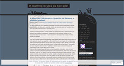 Desktop Screenshot of druidadocerrado.wordpress.com