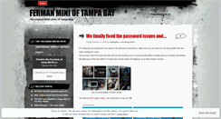 Desktop Screenshot of minioftampabay.wordpress.com