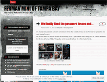 Tablet Screenshot of minioftampabay.wordpress.com