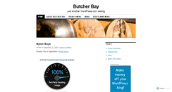 Desktop Screenshot of butcherbay.wordpress.com