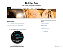 Tablet Screenshot of butcherbay.wordpress.com