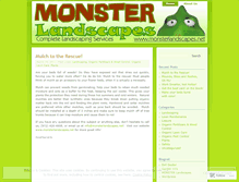 Tablet Screenshot of monsterlandscapes.wordpress.com