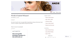 Desktop Screenshot of anziejewelry.wordpress.com