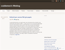 Tablet Screenshot of coddemeo.wordpress.com