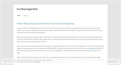 Desktop Screenshot of kurtbaumgardner.wordpress.com