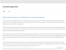 Tablet Screenshot of kurtbaumgardner.wordpress.com