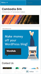 Mobile Screenshot of cambodiasilk.wordpress.com