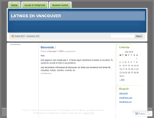 Tablet Screenshot of latinosenvancouver.wordpress.com