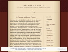 Tablet Screenshot of dreamer0507.wordpress.com