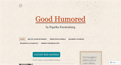 Desktop Screenshot of goodhumored.wordpress.com