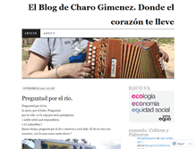 Tablet Screenshot of charogimenez.wordpress.com
